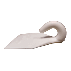 A069WT Cover Hooks Sew-On White