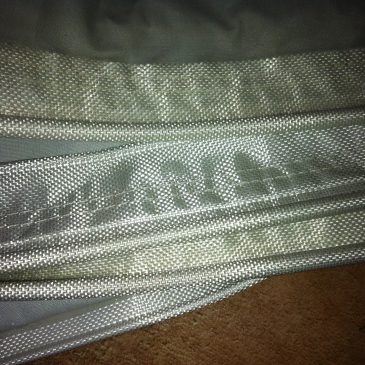 How do I clean my acrylic canvas covers?