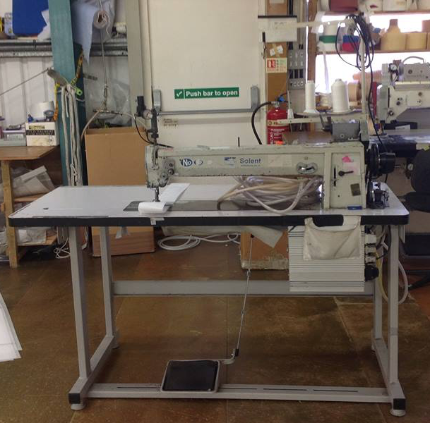 Solent-sewing-machine Investment of machinery for dinghy, one design and windsurfing sails.